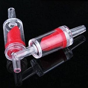 vayinato aquarium air pump check valve one way pack of 2 red