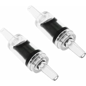 vayinato aquarium air pump check valve one way 2 pcs - fish tank non-return valve plastic accessories blue