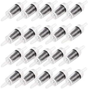 vayinato aquarium air pump check valve one way 20 pcs - fish tank non-return valve plastic accessories blue