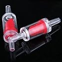 VAYINATO Aquarium Air Pump Check Valve One Way (Pack of 2) Red