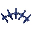 Vayinato Aquarium Air Pump Check Valve One Way, 5 Pcs - Fish Tank Non-Return Valve Plastic Accessories (Transparent)