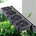 VAYINATO® (Double Head) Fish Tank Cooling Fan System, 2 Wind Speed Adjustable Cooling Fan Fish Tank Cold Wind Chiller, Angle Adjustable Clip On Chiller (Black) by Petzlifeworld