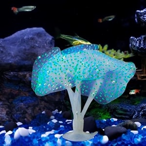vayinato sh002 soft silicone glowing coral ornaments fluorescence aquatic artificial coral for fish tank decoration  enchanting fish tank decor random color by petzlifeworld