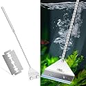 VAYINATO® Stainless Steel 45cm Long Handle Algae Scrapper with Stainless Steel Blade for Aquarium Fish Tank By Petzlifeworld