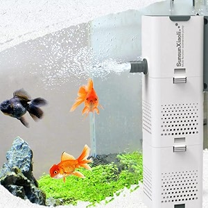 vayinato xiaoli xqp series multi-function submersible filtration pump xqp-500f  5w  500lh  suitable for 2 ft tank