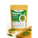 VAYU Neem Powder | Herbal Neem Leaf Powder for Skin, Hair and Wellness | Detoxifying, Antibacterial, Antifungal | Chemical-Free and Safe for All Skin and Hair Type