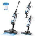 Vazone R6X Corded Stick Vacuum Cleaners for Home, 30Kpa Powerful Suction Stick Vacuum with 16Ft Cord, 2 in 1 Lightweight Vacuum Cleaner for Hardwood Floor Pet Hair (BlackBlue)
