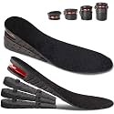 VazzLox Height Increase Insoles for Men & Women Soft 4-Layer Height Hoppers for Men Comfortable Breathable & Adjustable Height Insoles for Men Lift Up To 9cm Height Booster Shoe Heel Orthotic Soles
