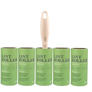 vazzlox lint remover for clothes roller 300 sheets reusable sticky picker cleaner lint roller for clothes lint remover roller brush easy tear sheets lint roller for travel pet hair clothes furniture