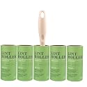 VazzLox Lint Remover for Clothes Roller 300 Sheets Reusable Sticky Picker Cleaner Lint Roller for Clothes Lint Remover Roller Brush Easy Tear Sheets Lint Roller for Travel Pet Hair Clothes, Furniture