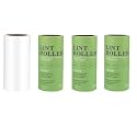 VazzLox Lint Roller for Clothes 240 Sheets (4 Rolls, 60 Sheets/Rolls) Lint Remover for Clothes Easy Tear Sheets Clothes Roller Cleaner Fabric Shaver for Lint, Pet Hair, Dust