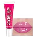 VBA Plumping Lip Gloss Moisturizer Lips Plumper Glitter Lipgloss Liquid Lipstick (PINK)