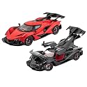 VBE 1/24 Big Apollo IE Toy Car - Metal Pull Back Diecast Model with Openable Doors, Sound &amp; Lights for Kids and Collectors Best Gift Car? Multicolor ?