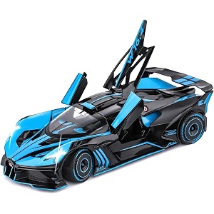 vbe 124 diecast bugatti bolide blue metal pull back car with 6 openable doors with sound and light toy decoration car best gift toys for kids boys