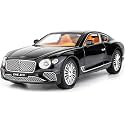 VBE 1:24 Diecast Model Alloy Bentley Continental GT Metal Pull Back Car with Sound Light, Openable Doors | Toy Vehicles for Kids Gift ?Colors as Per Stock?