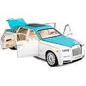 VBE 1/24 Rolls-Royce Phantom Model Car,Zinc Alloy Pull Back Toy Diecast Toy Cars with Sound and Light for Kids Boy Girl Gift ?Colors as Per Stock?