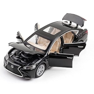 vbe 132 diecast laxus ls500h metal pullback toy car with 6 openable doors amp light music boys car for kids best toys gifts toys for kids 3 years boys girls colors as per stock