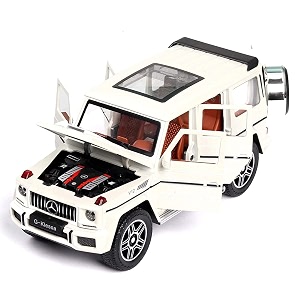 vbe 132 diecast mercedes g-klessa metal pullback toy car with 6 openable doors amp light music boys car for kids best toys gifts toys for kids 3 years boys girls colors as per stock