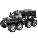 VBE 8X8 Off-Road Refitted Model Adventure SUV Car 1/24 Scale Monster Shaman Trucks Pickup Die-Cast Metal Model Cars with Sound and Light for Kids Age 3 Year and Up ?Black?