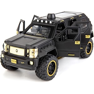 vbe compatible for 124 g-patton car model diecast pull back car toy car doors open light and sound boys toys kids adults giftscolors as per stock