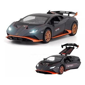 vbe compatible for 124 lambarghini huracan toy car model diecast collectible pull back model car with sound and light toy gift vehicles for adults kids boys girlscolor as per stock
