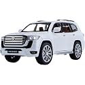 VBE Compatible for 1:24 Land Cruiser Lc300 Toy Car Model, Diecast Collectible Pull Back Model Car with Sound and Light, Toy Gift Vehicles for Adults Kids Boys Girls?White?