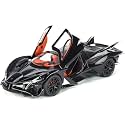 VBE Compatible for 1:32 Apollo Evo Toy Car Model, Diecast Collectible Pull Back Model Car with Sound and Light, Toy Gift Vehicles for Adults Kids Boys Girls?Black?