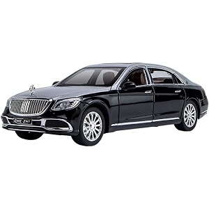 vbe toy car model 124 for maybach s600 alloy metal car model diecast toy with sound and light great gift for boys and girls above 3 yearcolors as per stock