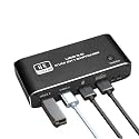 VBESTLIFE HDMI 2.1 KVM Switches, 8K 60Hz 4K 120Hz Dual Port USB 3.0 KVM Switches, 2 Input 1 Output Wired Extend Controller