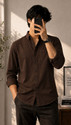 VBN Men Regular Fit Solid Spread Collar