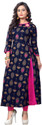 VBUYZ Printed Viscose Rayon A-line Kurta for