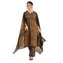 Vbuyz Women39s Ajrakh Print With Sequin Work