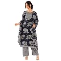 Vbuyz Women39s Ajrakh Print With Sequin Work