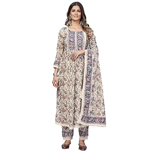 Vbuyz WomenS Cotton Floral Print Straight Stitched