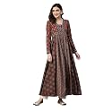Vbuyz Women39s Floral Print Anarkali Jaipuri Cotton