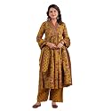 Vbuyz Women Floral Print With Mirror Work