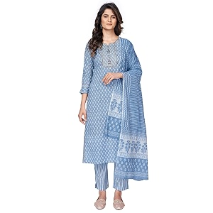 Vbuyz Womens Printed sequience work A-line