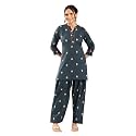 Vbuyz Women39s Printed amp sequience work A-line