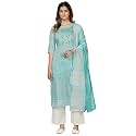 Vbuyz Women39s Printed amp Embroidered Straight Cotton
