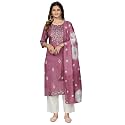 Vbuyz Women39s Printed amp Embroidered Straight Cotton
