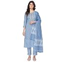 Vbuyz Women39s Printed amp sequience work A-line