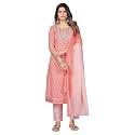 Vbuyz Women39s Printed amp Embroidered Straight Cotton
