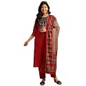 Vbuyz Women Ajrakh With Yoke design Cotton