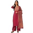 Vbuyz Women Ajrakh With Yoke design Cotton