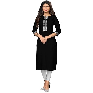 Vbuyz Women Cotton Straight Kurti