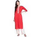 Vbuyz Women Cotton Straight Kurti