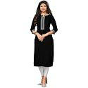 Vbuyz Women Cotton Straight Kurti