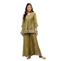 Vbuyz Women Floral Embroidery Stylish A-Line Fandy