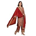 Vbuyz Women Floral Print With Mirror Work