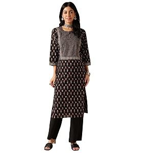 Vbuyz Women Floral Print with Yoke Details